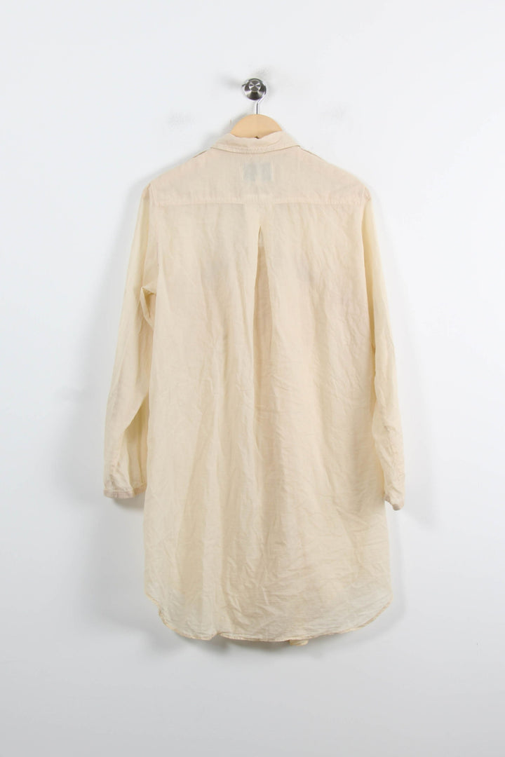 Chemise Longue Beige - Taille M/38 de la marque Claudie Pierlot | PARAD73809 - Vendu par Paradigme - Image 4
