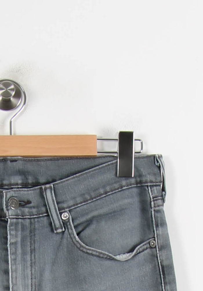 Jean Slim Gris - Taille L/40 de la marque Levi's | PARAD73810 - Vendu par Paradigme - Image 3
