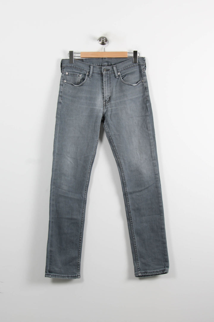 Jean Slim Gris - Taille L/40 de la marque Levi's | PARAD73810 - Vendu par Paradigme - Image 2