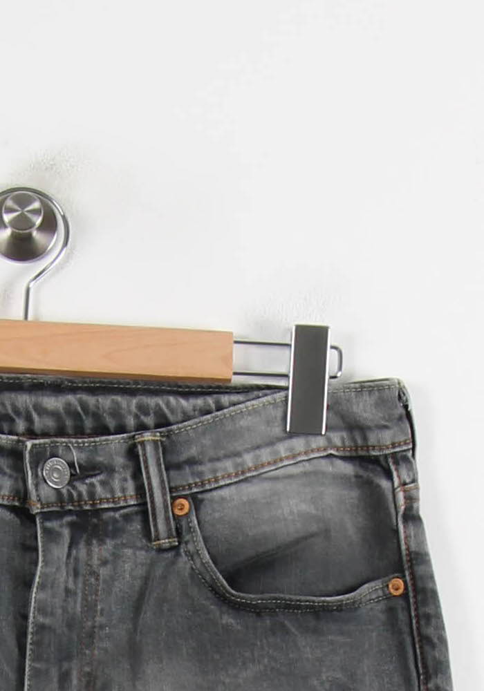 Jean Slim Gris - Taille L/40 de la marque Levi's | PARAD73812 - Vendu par Paradigme - Image 3