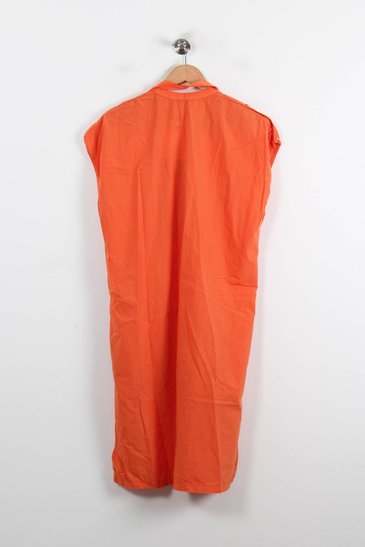 Robe Midi Orange - Taille L/40 de la marque Sessùn | PARAD73815 - Vendu par Paradigme - Image 4