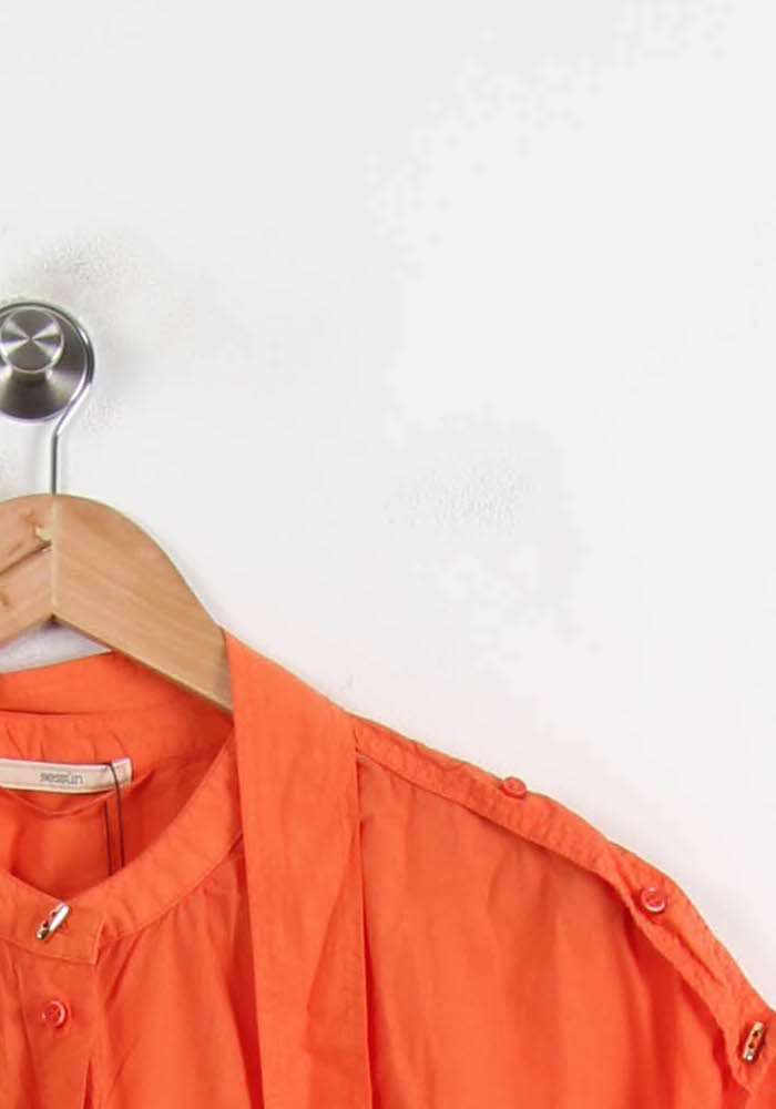 Robe Midi Orange - Taille L/40 de la marque Sessùn | PARAD73815 - Vendu par Paradigme - Image 3