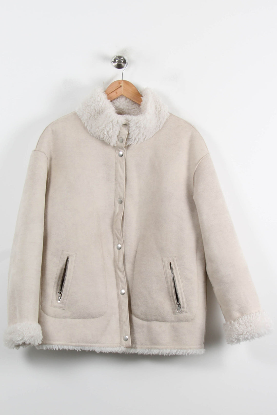 Manteau Blanc - Taille L/40 de la marque Caroll | PARAD73816 - Vendu par Paradigme - Image 2