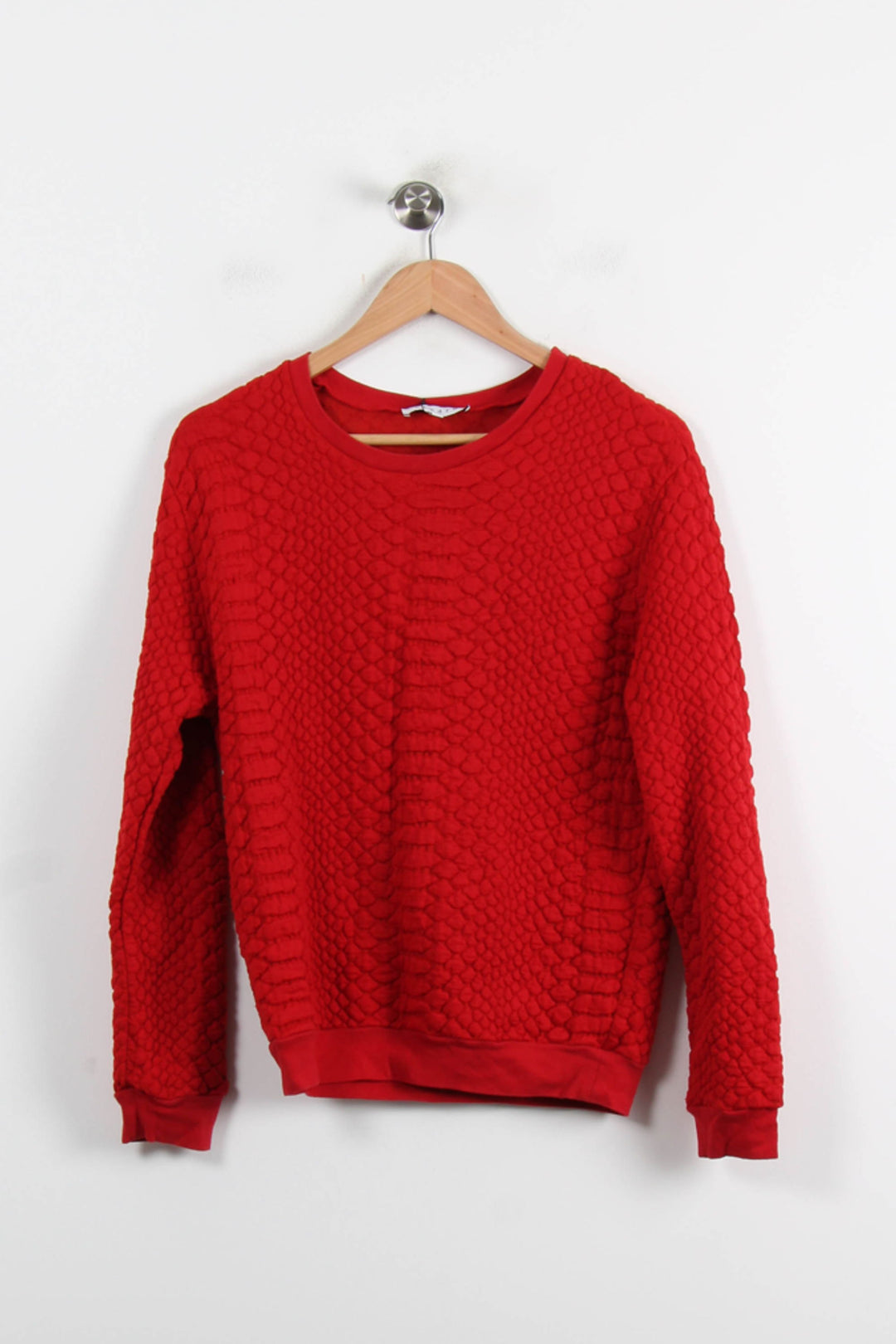 Sweat Rouge - Taille S/36 de la marque Sandro | PARAD73820 - Vendu par Paradigme - Image 2