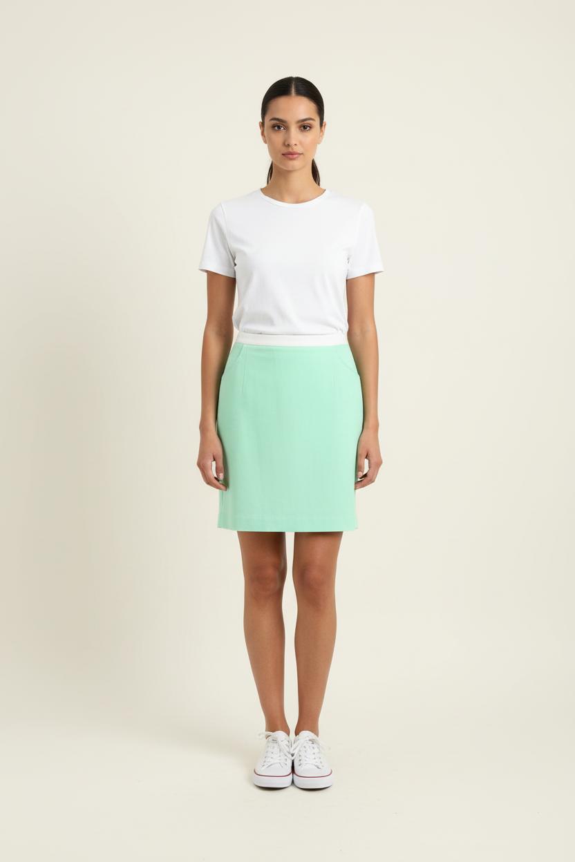 Jupe Courte Verte - Taille M/38 de la marque Grace & Mila | PARAD73831 - Vendu par Paradigme - Image 1
