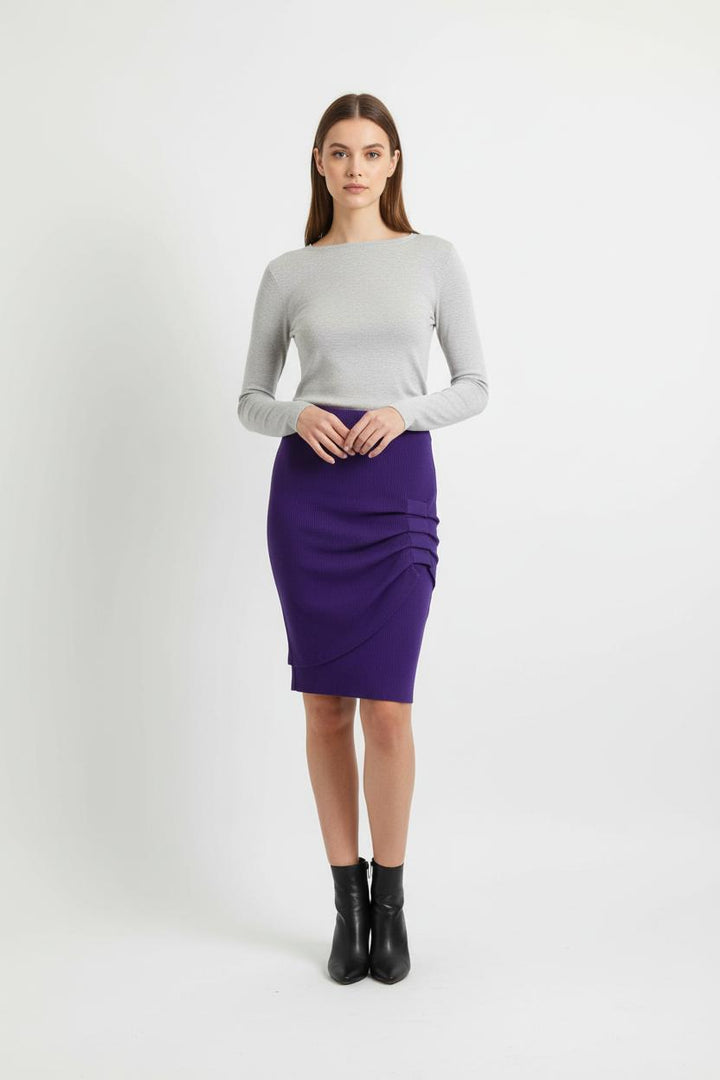 Jupe Courte Violette - Taille S/36 de la marque IRO | PARAD73832 - Vendu par Paradigme - Image 1