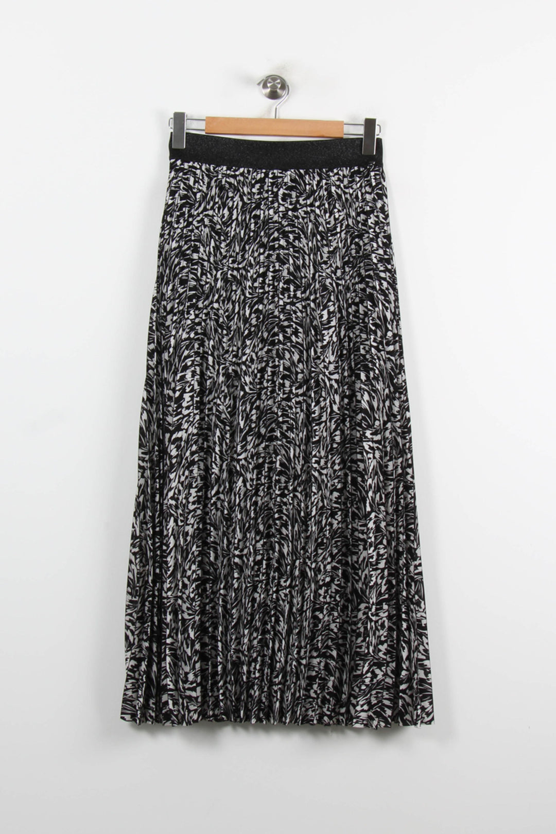 Jupe Plissée Noire et Blanche - Taille S/36 de la marque IKKS | PARAD73833 - Vendu par Paradigme - Image 4