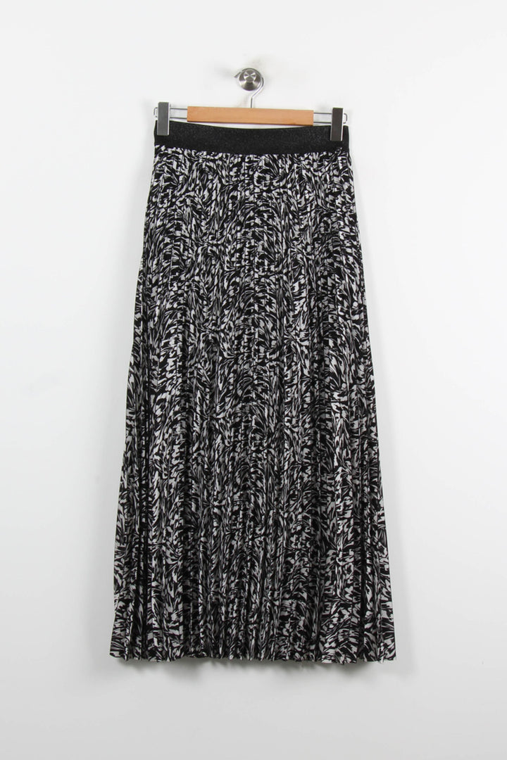Jupe Plissée Noire et Blanche - Taille S/36 de la marque IKKS | PARAD73833 - Vendu par Paradigme - Image 4