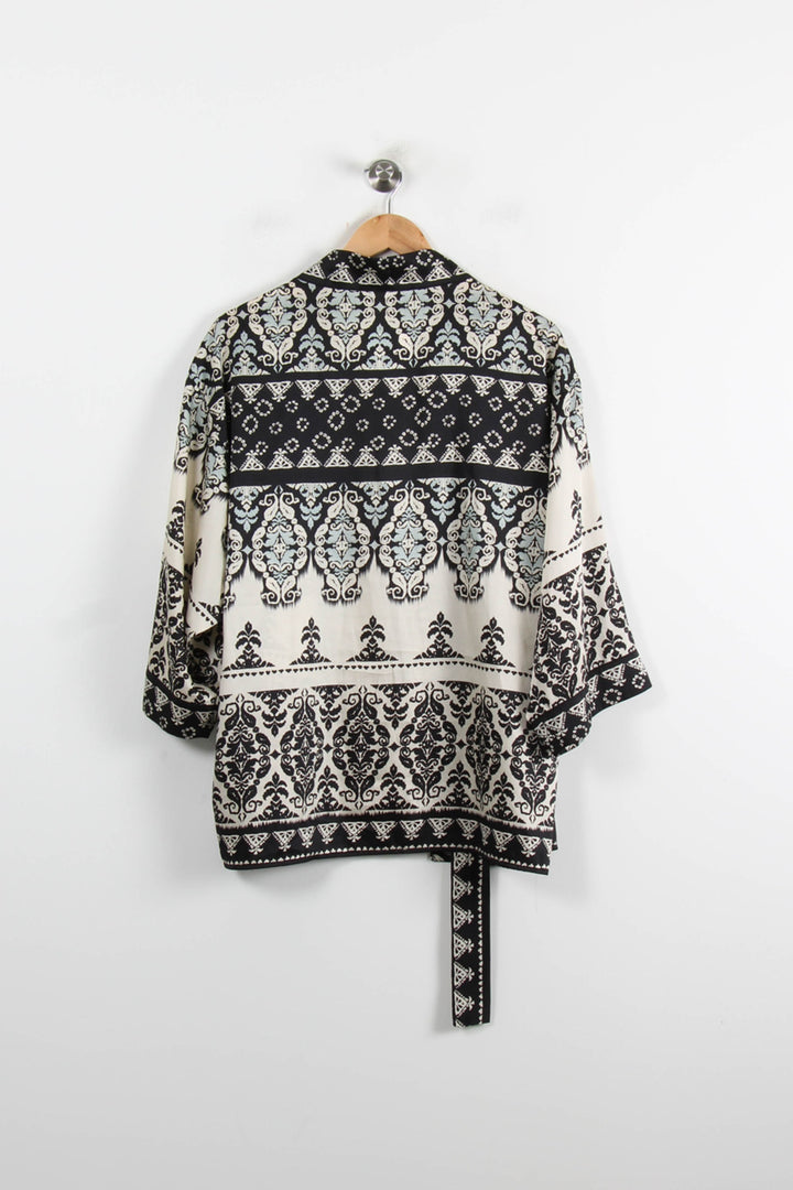 Kimono Noir et Blanc - Taille M/38 de la marque Gerard Darel | PARAD73834 - Vendu par Paradigme - Image 4