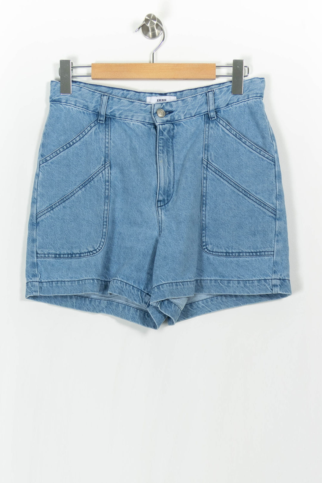Short en Jean Bleu - Taille L/40 de la marque IKKS | PARAD73837 - Vendu par Paradigme - Image 2