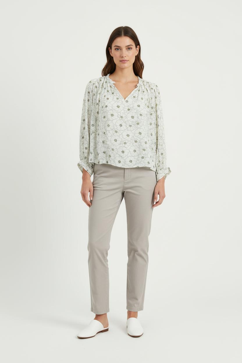 Blouse Fleurie Multicolore - Taille M/38 de la marque Pablo | PARAD73838 - Vendu par Paradigme - Image 1