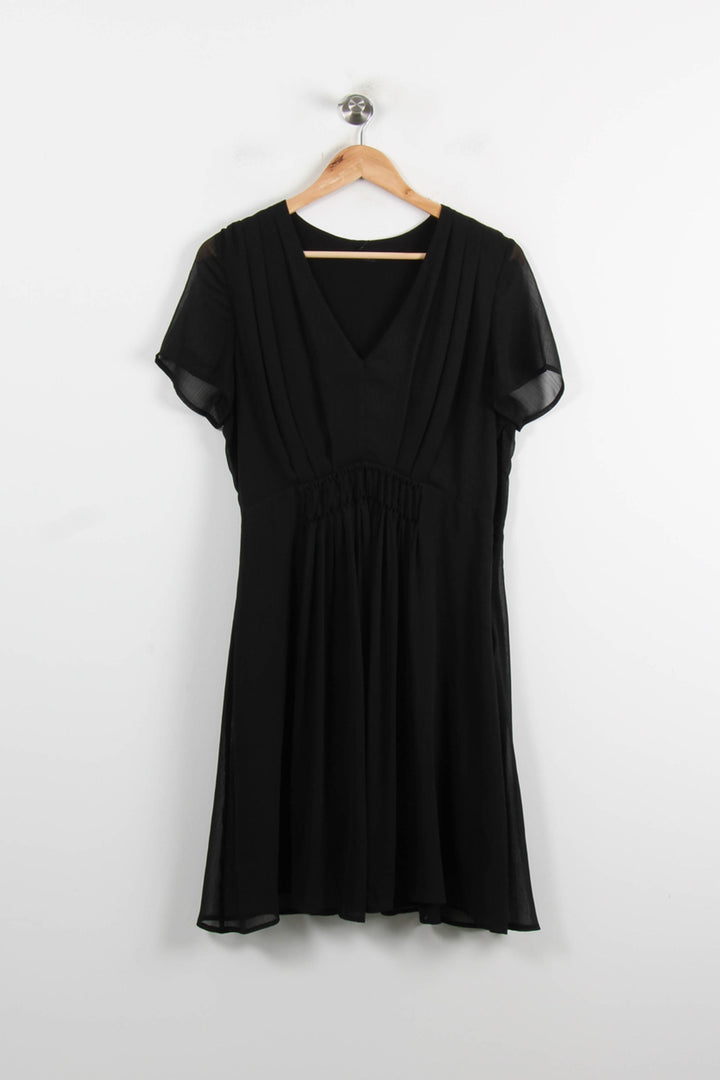 Robe Courte Noire - Taille XL/42 de la marque IKKS | PARAD73843 - Vendu par Paradigme - Image 2
