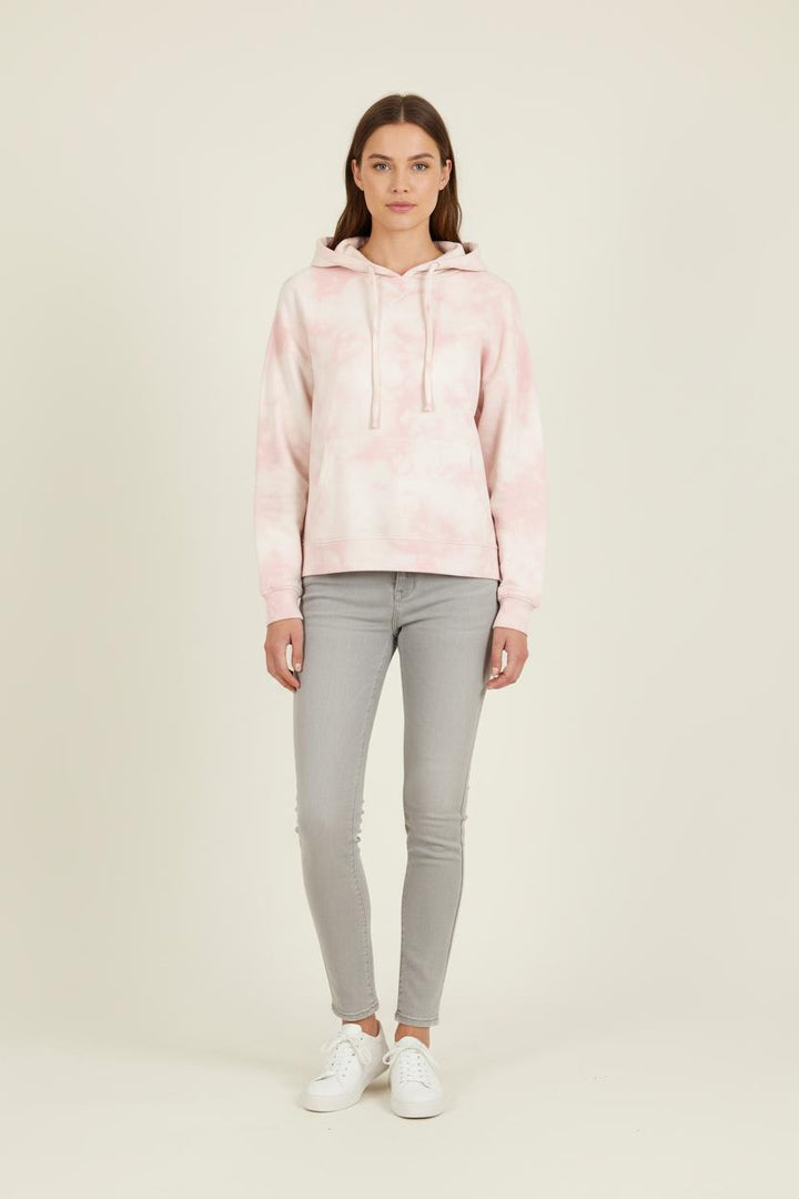 Sweat à Capuche Rose et Blanc - Taille XS/34 de la marque Bérénice | PARAD73845 - Vendu par Paradigme - Image 1