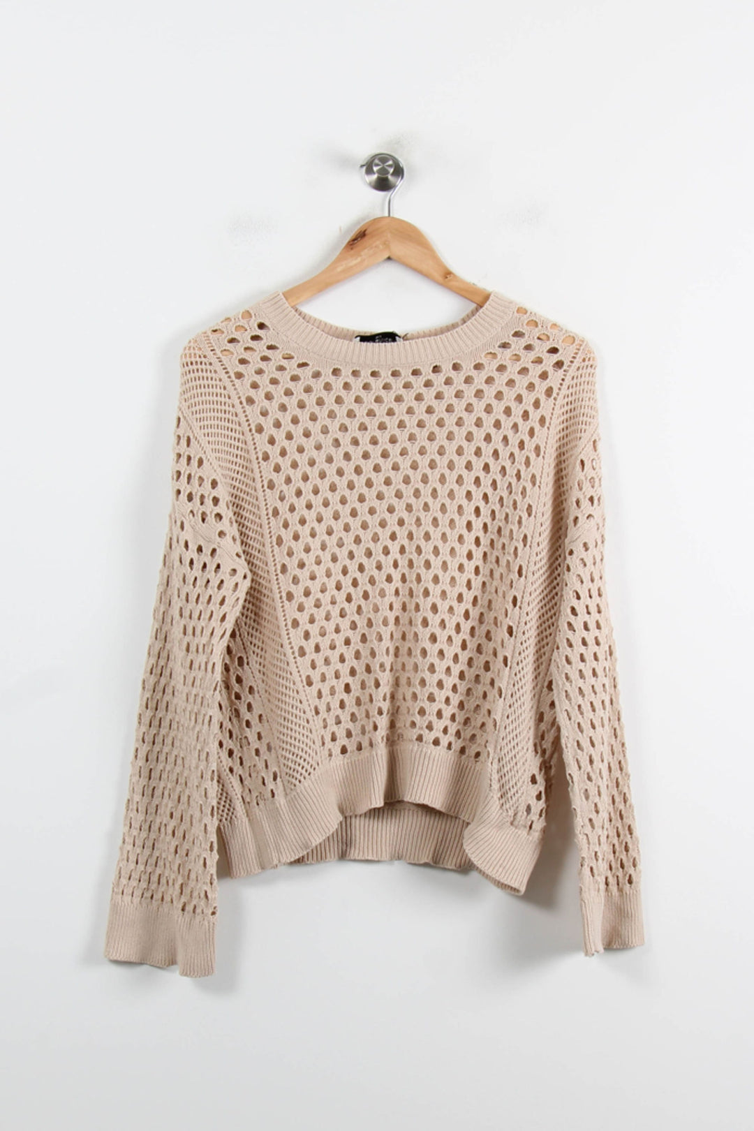 Pull Ajouré Beige - Taille XS/34 de la marque Bérénice | PARAD73846 - Vendu par Paradigme - Image 2