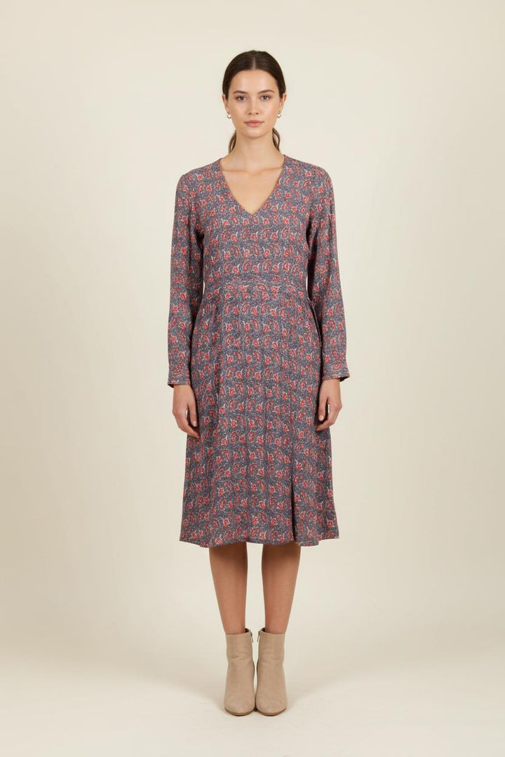 Robe Midi Bleue et Rose - Taille M/38 de la marque Karl Marc John | PARAD73850 - Vendu par Paradigme - Image 1