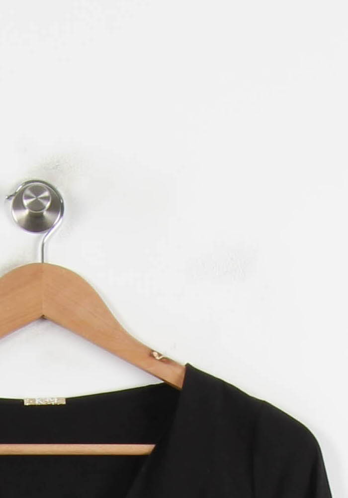Robe Chemise Noire - Taille S/36 de la marque Karl Marc John | PARAD73851 - Vendu par Paradigme - Image 3