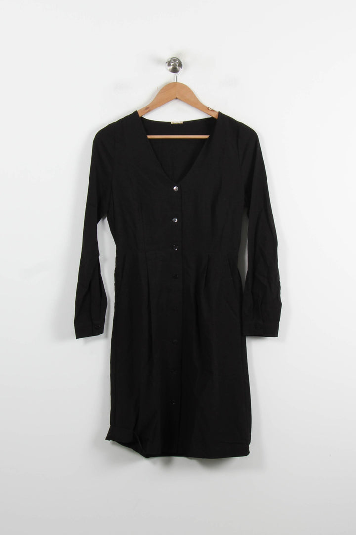 Robe Chemise Noire - Taille S/36 de la marque Karl Marc John | PARAD73851 - Vendu par Paradigme - Image 2