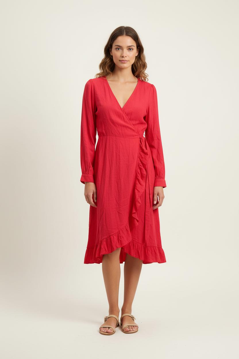 Robe Midi Rouge - Taille S/36 de la marque Karl Marc John | PARAD73853 - Vendu par Paradigme - Image 1