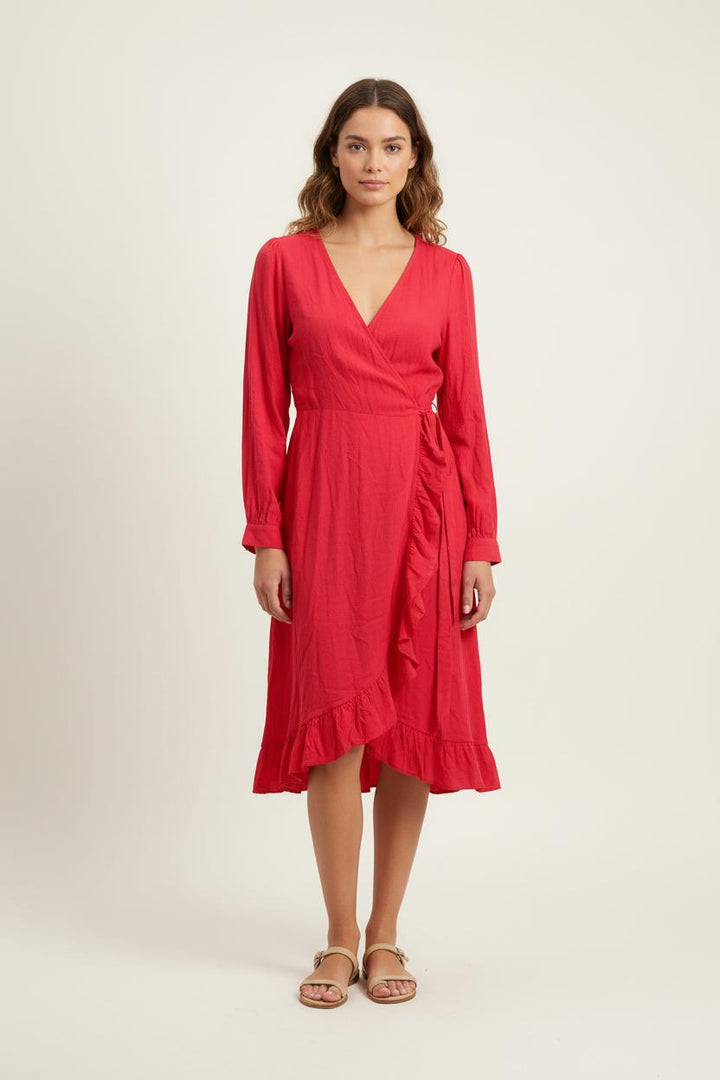 Robe Midi Rouge - Taille S/36 de la marque Karl Marc John | PARAD73853 - Vendu par Paradigme - Image 1