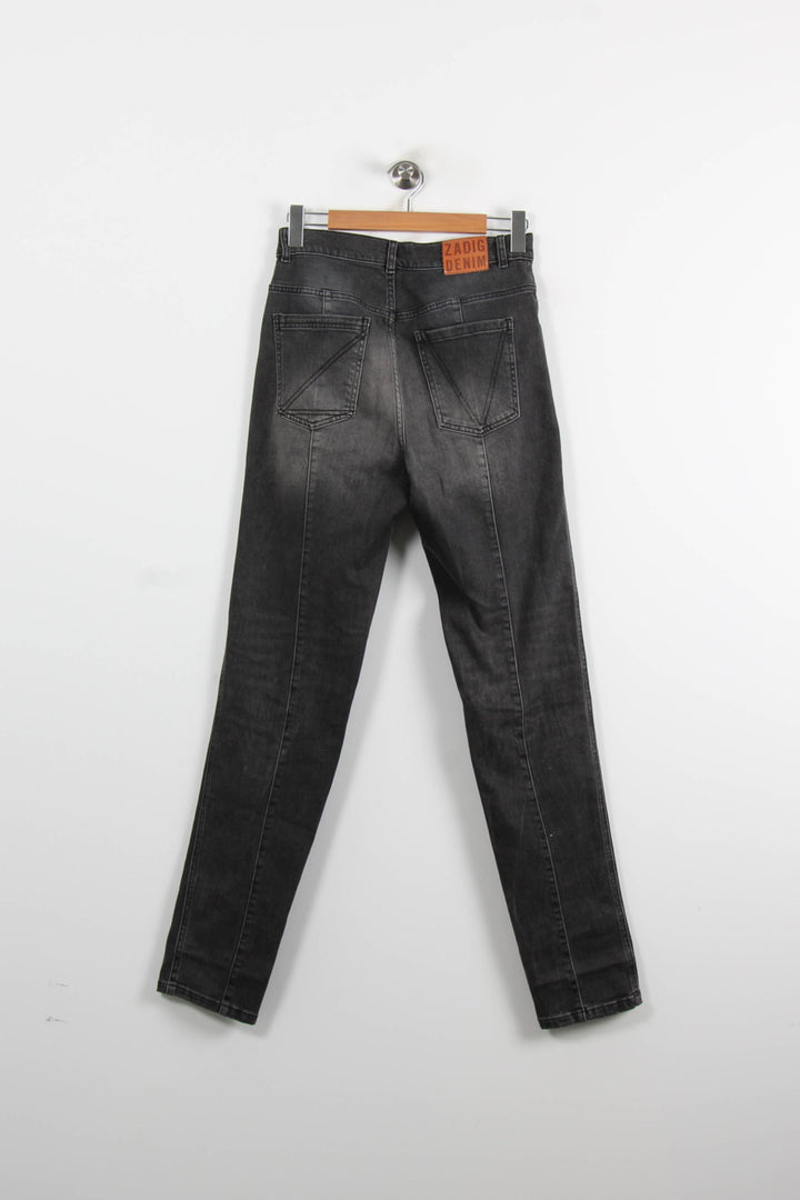 Jean Gris - Taille M/38 de la marque Zadig&Voltaire | PARAD73858 - Vendu par Paradigme - Image 4