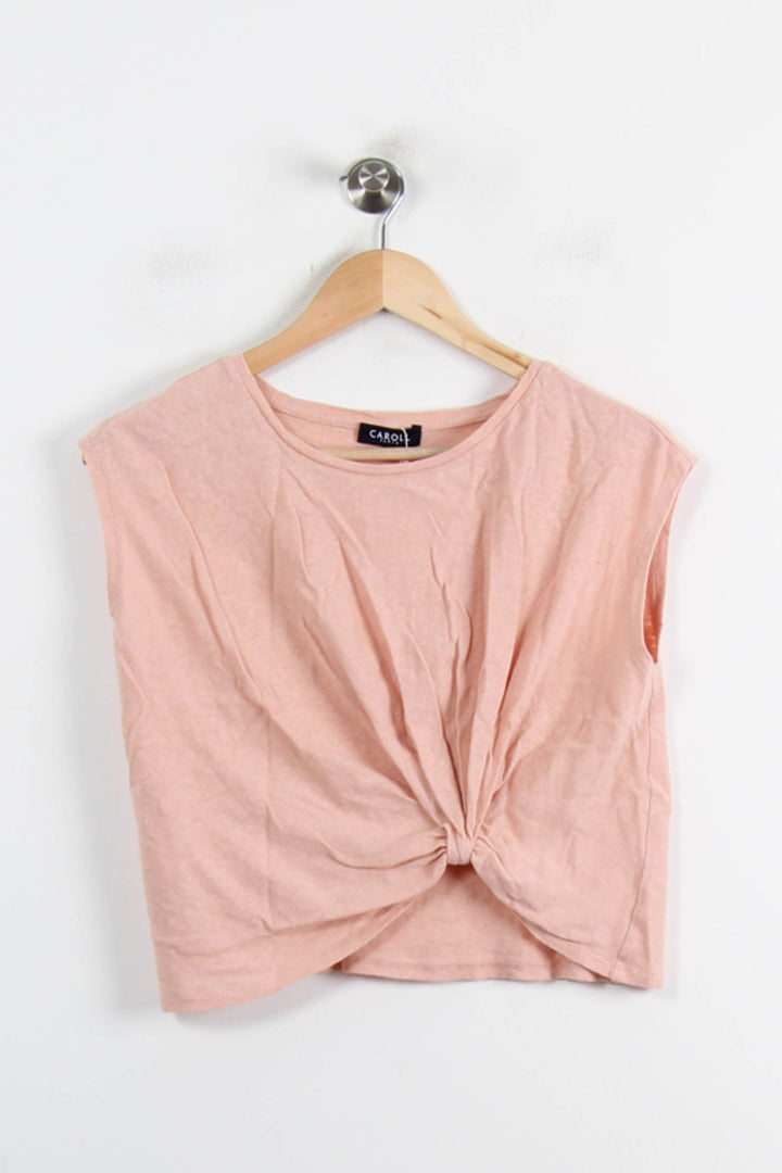 Débardeur Rose - Taille XS/34 de la marque Caroll | PARAD73859 - Vendu par Paradigme - Image 2