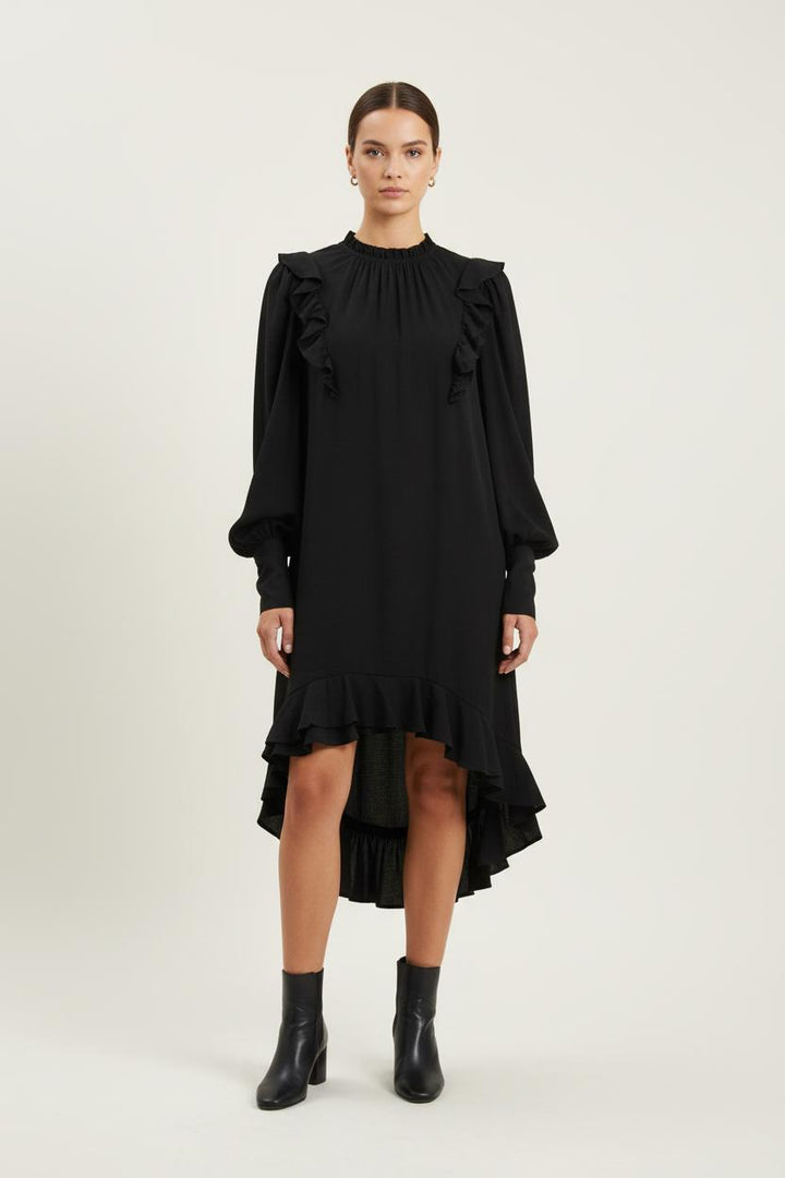 Robe Volantée Noire - Taille L/40 de la marque Zadig&Voltaire | PARAD73862 - Vendu par Paradigme - Image 1