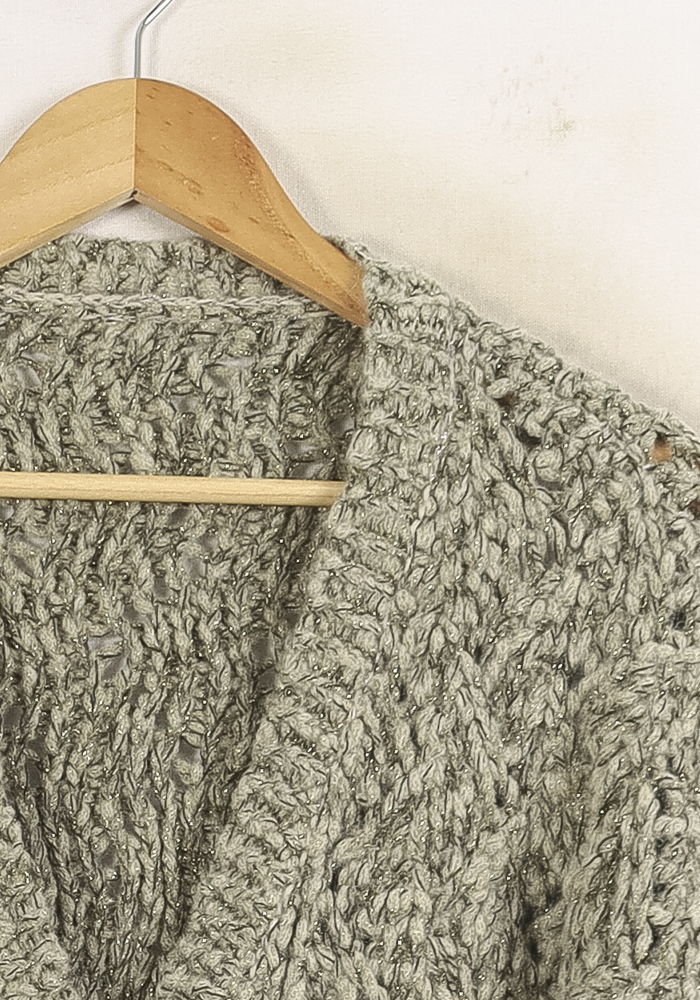 Cardigan Gris - Taille S/36 de la marque Bérénice | PARAD73869 - Vendu par Paradigme - Image 3