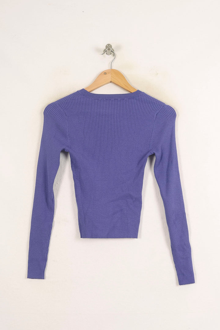 Pull Violet - Taille S/36 de la marque Bérénice | PARAD73873 - Vendu par Paradigme - Image 4