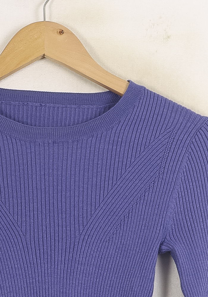 Pull Violet - Taille S/36 de la marque Bérénice | PARAD73873 - Vendu par Paradigme - Image 3