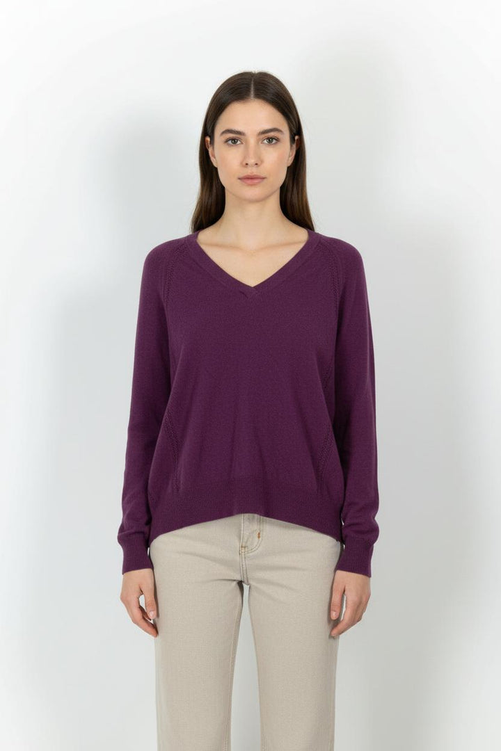 Pull Violet - Taille S/36 de la marque Bérénice | PARAD73874 - Vendu par Paradigme - Image 1