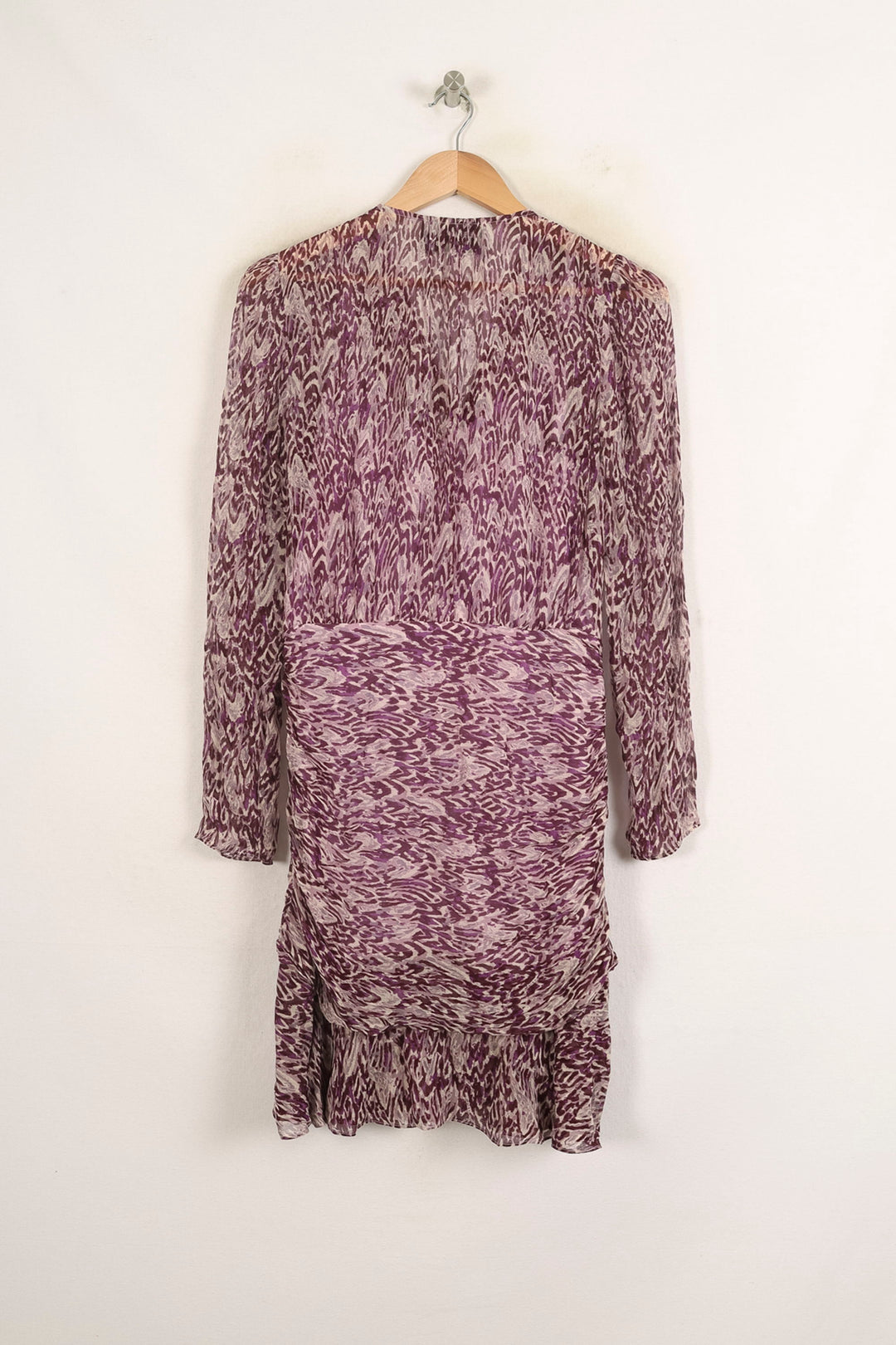 Robe Courte Violette et Blanche - Taille S/36 de la marque Bérénice | PARAD73877 - Vendu par Paradigme - Image 4