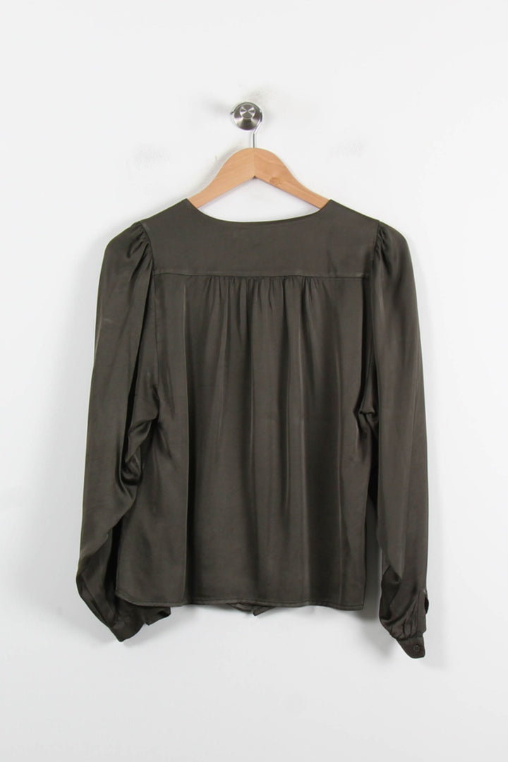 Blouse Verte - Taille S/36 de la marque La Fée Maraboutée | PARAD73885 - Vendu par Paradigme - Image 4