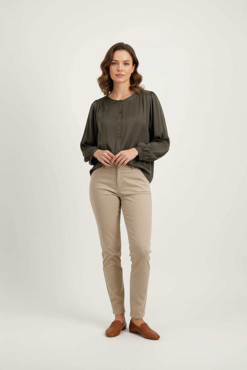 Blouse Verte - Taille S/36 de la marque La Fée Maraboutée | PARAD73885 - Vendu par Paradigme - Image 1