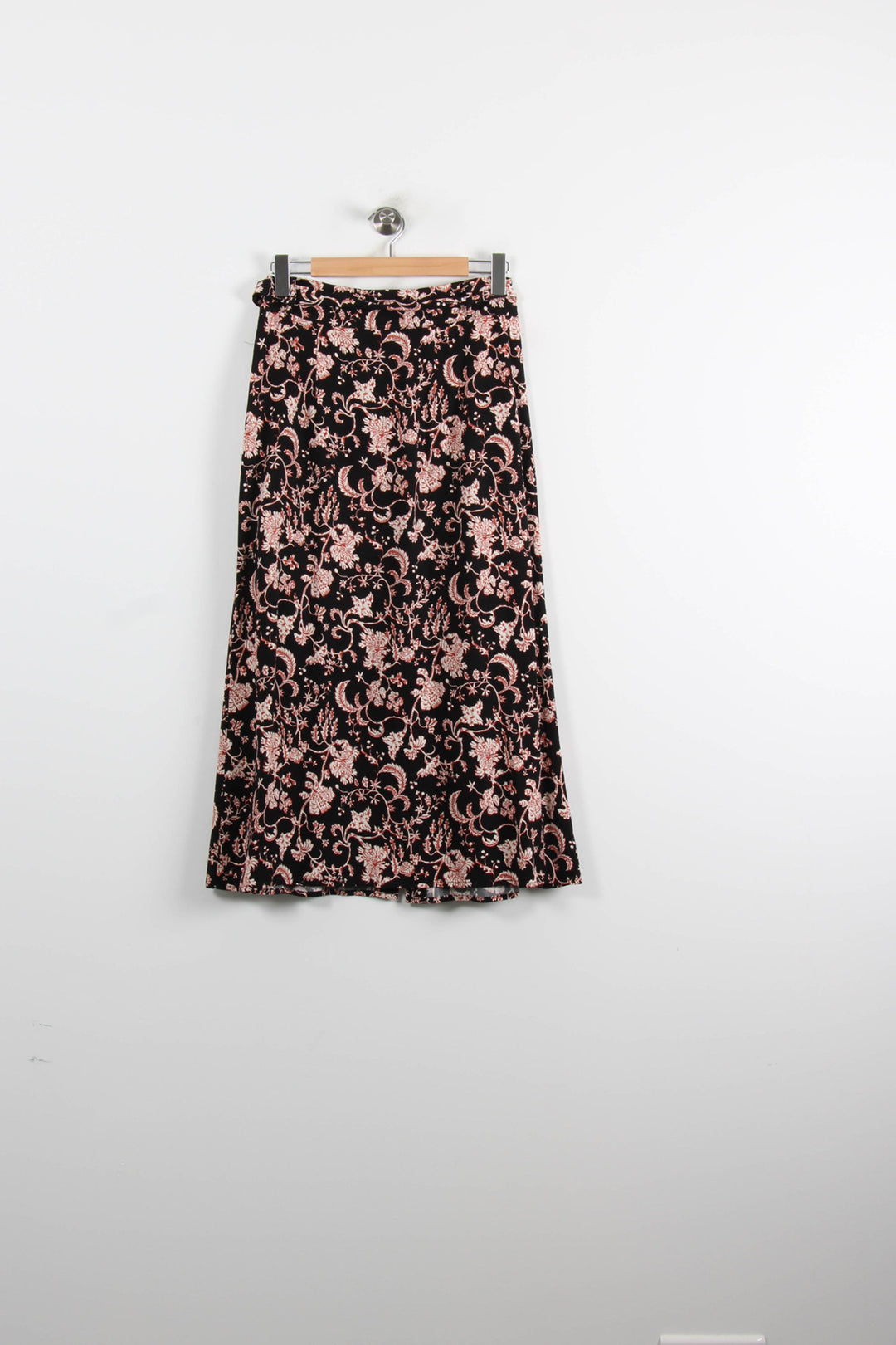 Jupe Longue Noire et Rose - Taille S/36 de la marque La Fée Maraboutée | PARAD73887 - Vendu par Paradigme - Image 4