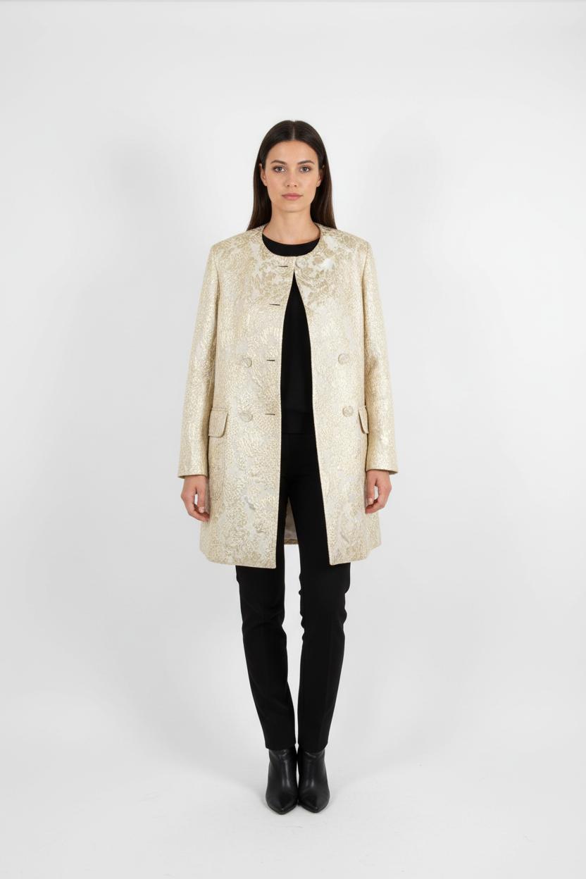 Manteau Doré - Taille XL/42 de la marque Paul & Joe | PARAD73888 - Vendu par Paradigme - Image 1