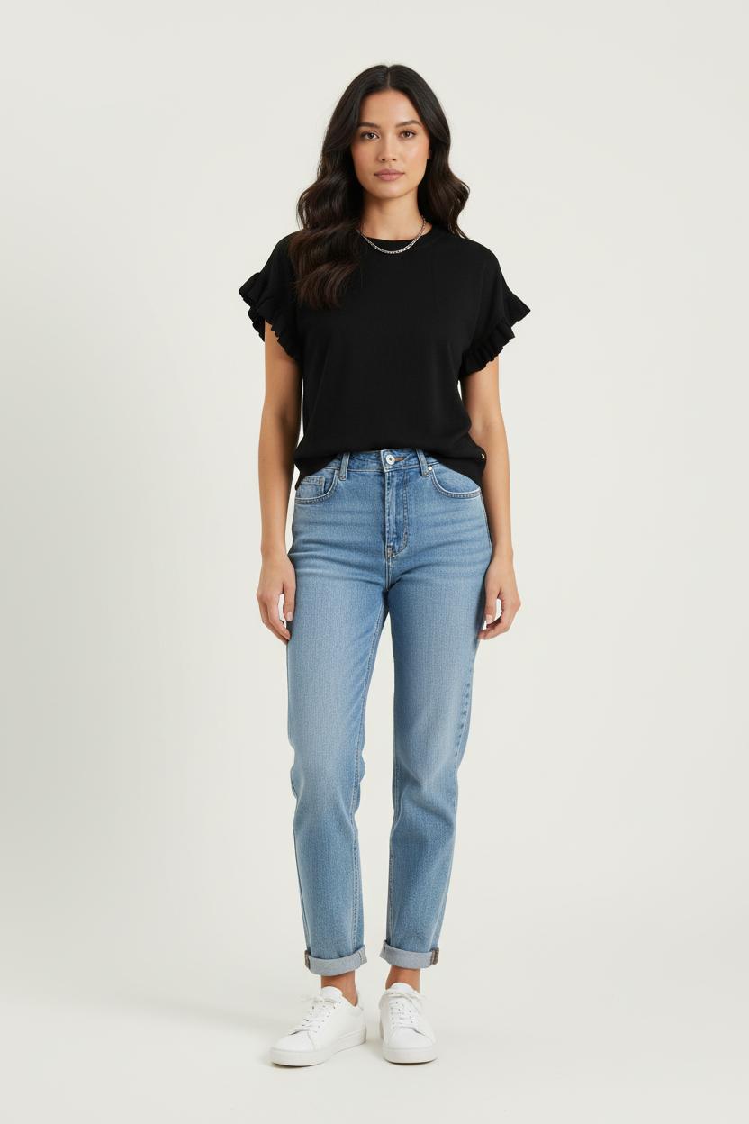 T-shirt Noir - Taille S/36 de la marque Des petits hauts | PARAD73898 - Vendu par Paradigme - Image 1