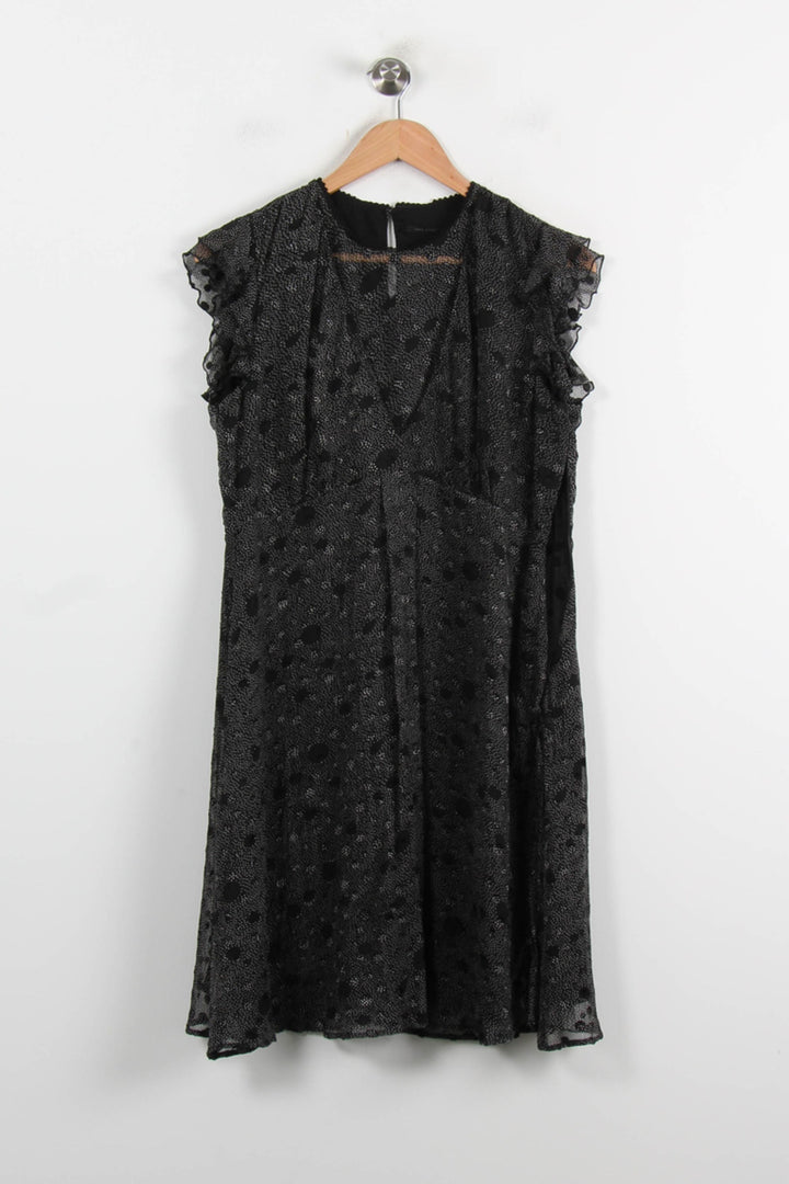 Robe Courte Noire - Taille XL/42 de la marque IKKS | PARAD73901 - Vendu par Paradigme - Image 2