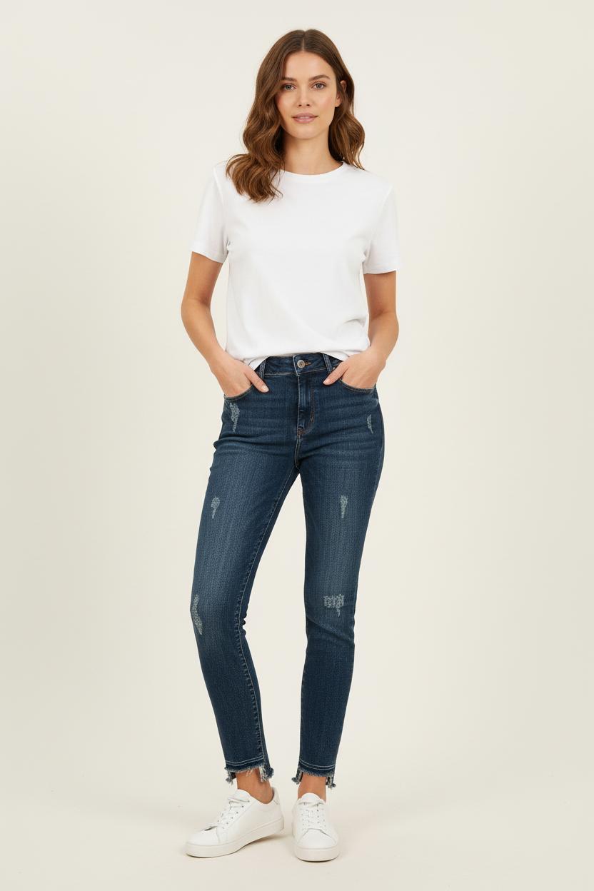 Jean Skinny Bleu - Taille S/36 de la marque Bérénice | PARAD73905 - Vendu par Paradigme - Image 1
