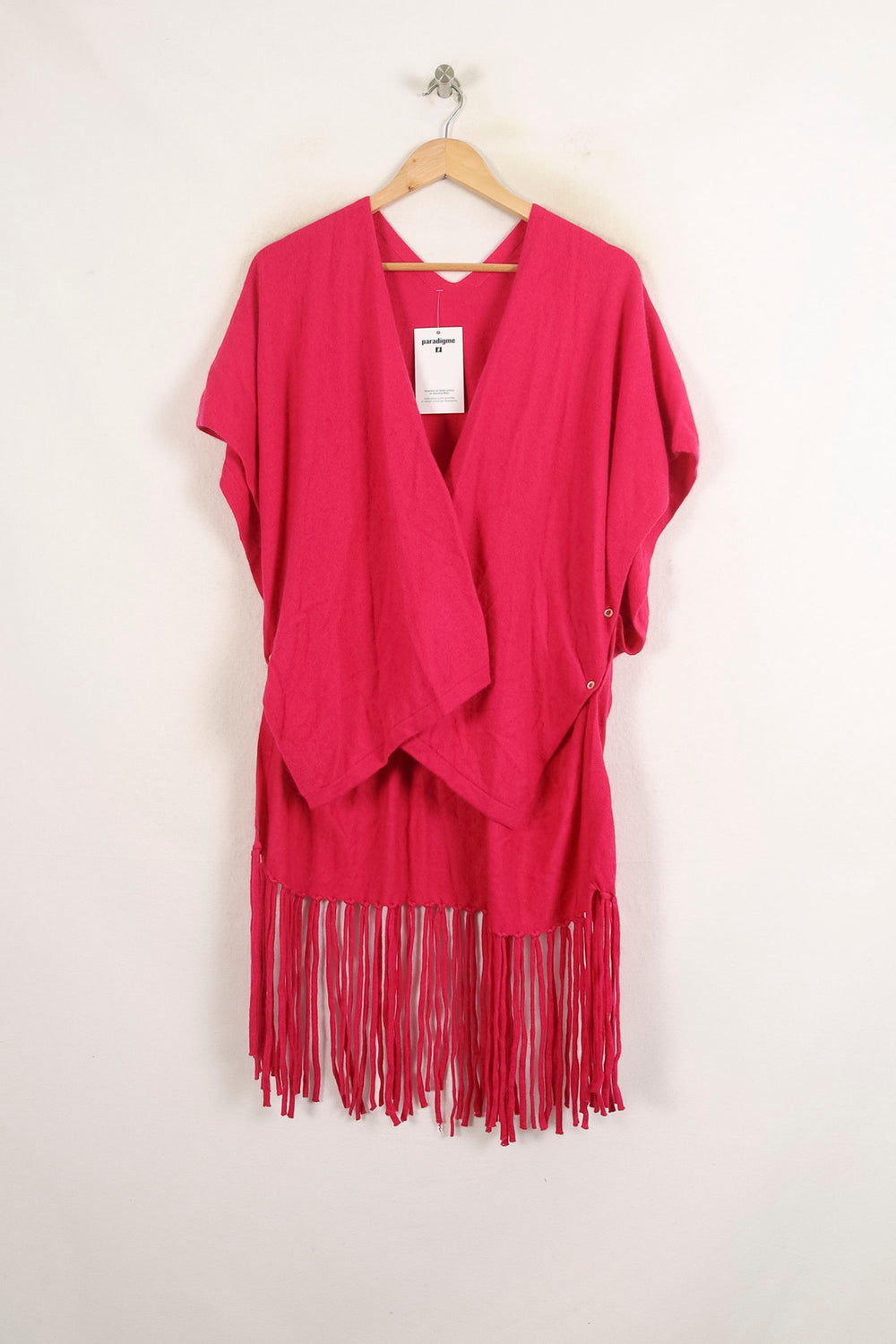 Poncho Rose - Taille S/36 de la marque Bérénice | PARAD73908 - Vendu par Paradigme - Image 2