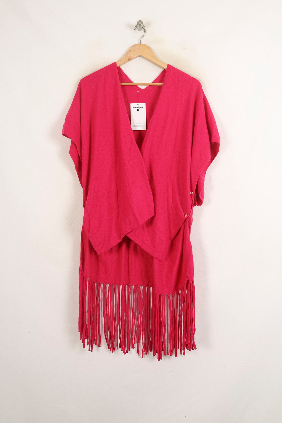 Poncho Rose - Taille S/36 de la marque Bérénice | PARAD73908 - Vendu par Paradigme - Image 2
