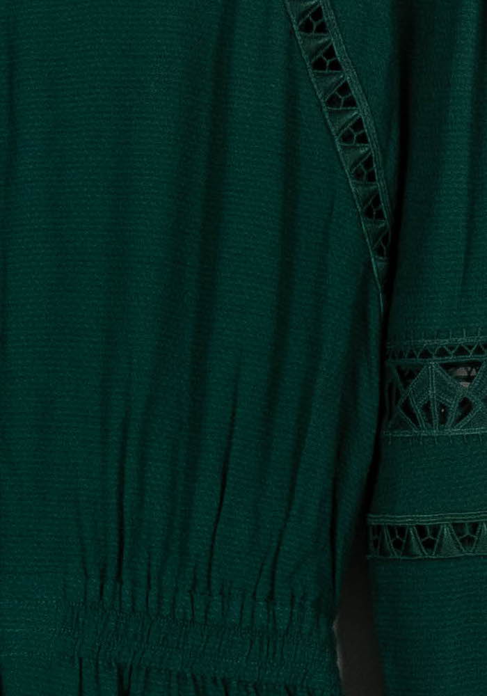 Robe Chemise Verte - Taille S/36 de la marque Bérénice | PARAD73912 - Vendu par Paradigme - Image 3