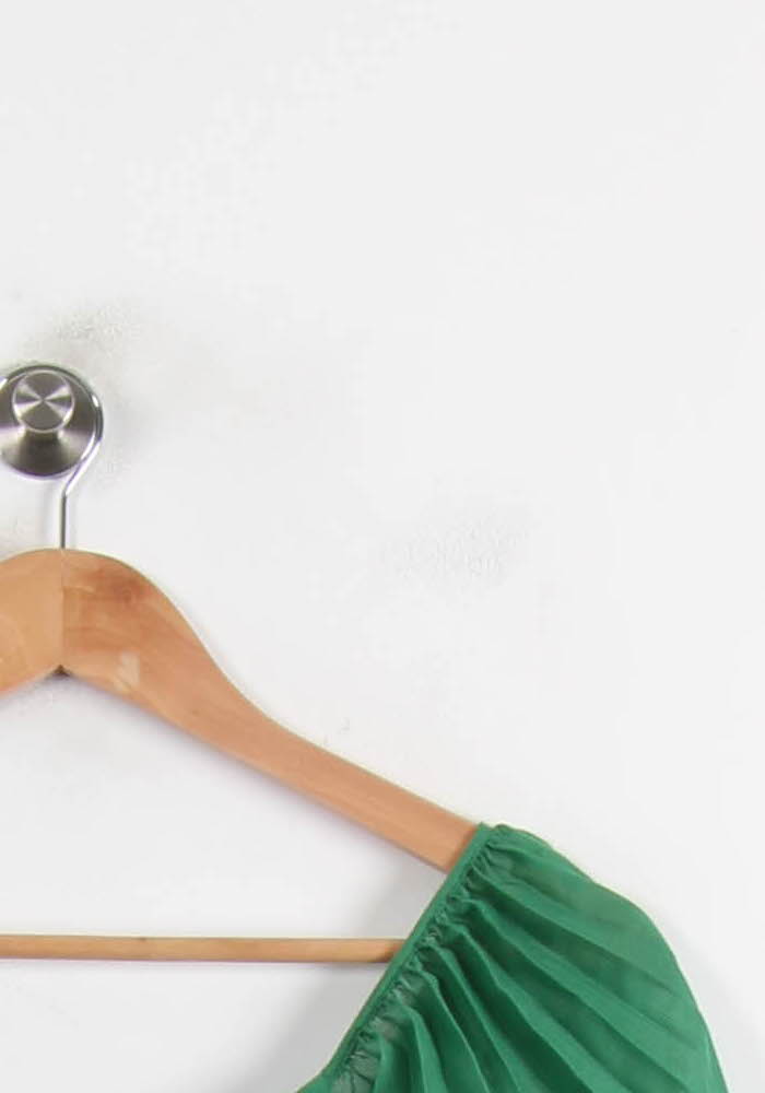 Blouse Plissée Verte - Taille L/40 de la marque Sézane | PARAD73914 - Vendu par Paradigme - Image 3