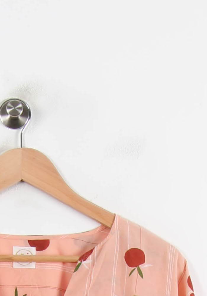 Blouse Orange et Rouge - Taille S/36 de la marque Des petits hauts | PARAD73918 - Vendu par Paradigme - Image 3