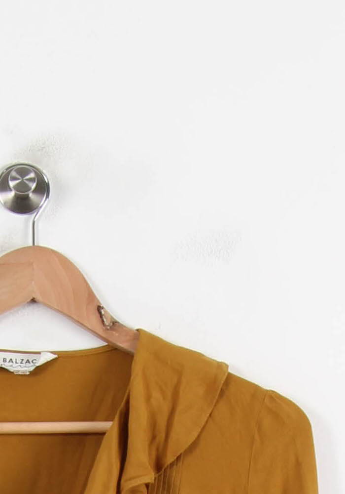 Blouse Jaune - Taille S/36 de la marque Balzac Paris | PARAD73920 - Vendu par Paradigme - Image 3