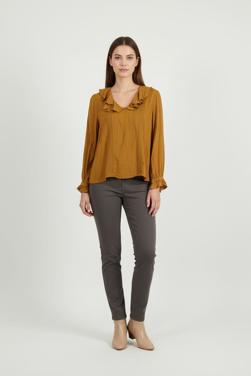 Blouse Jaune - Taille S/36 de la marque Balzac Paris | PARAD73920 - Vendu par Paradigme - Image 1