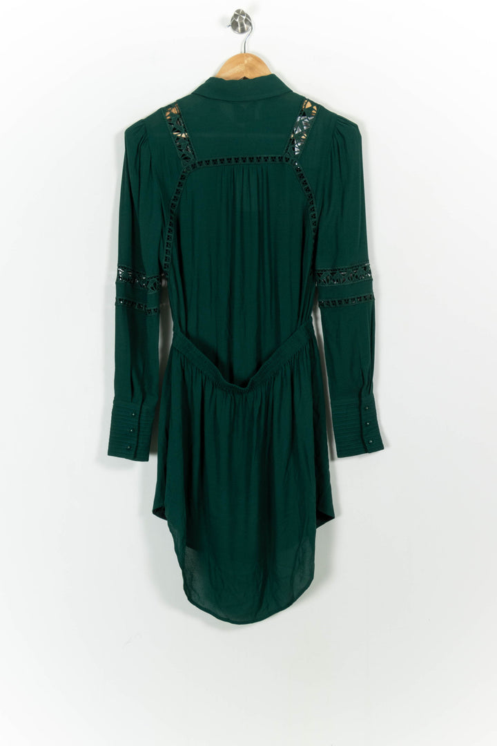 Robe Chemise Verte - Taille S/36 de la marque Bérénice | PARAD73927 - Vendu par Paradigme - Image 4