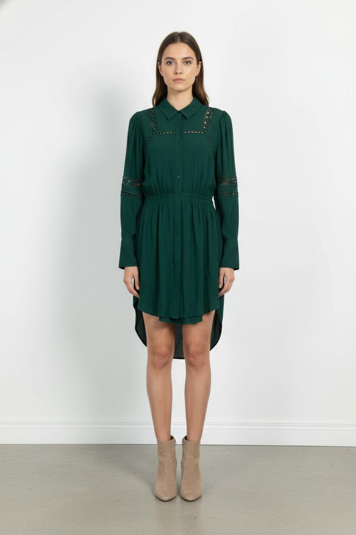 Robe Chemise Verte - Taille S/36 de la marque Bérénice | PARAD73927 - Vendu par Paradigme - Image 1