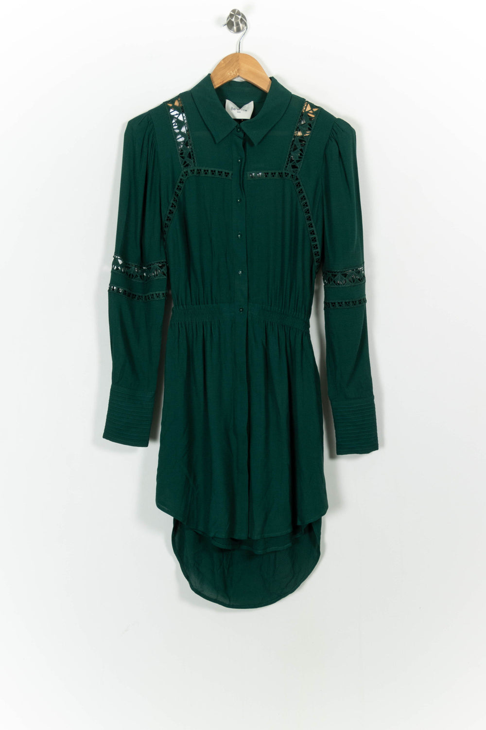 Robe Chemise Verte - Taille S/36 de la marque Bérénice | PARAD73927 - Vendu par Paradigme - Image 2