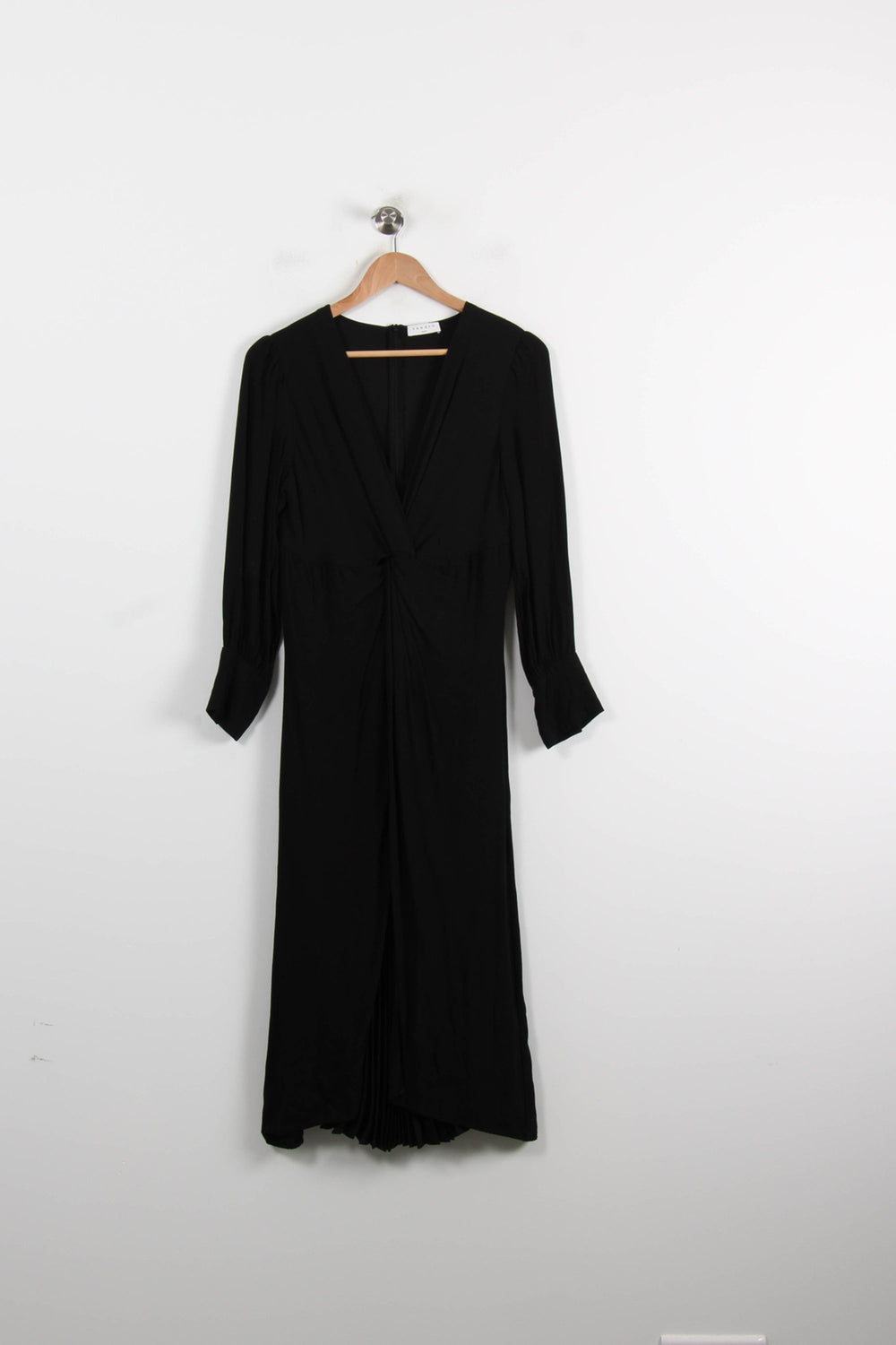 Robe Midi Noire - Taille M/38 de la marque Sandro | PARAD73930 - Vendu par Paradigme - Image 2