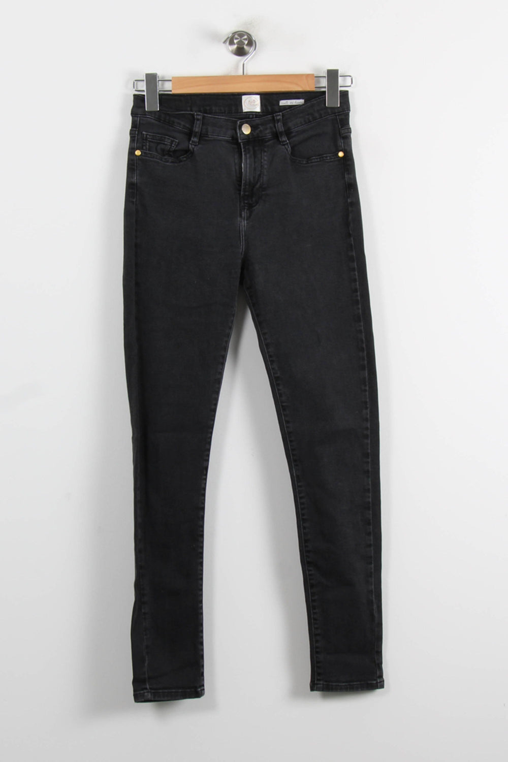 Jean Skinny Gris - Taille S/36 de la marque Des petits hauts | PARAD73931 - Vendu par Paradigme - Image 2